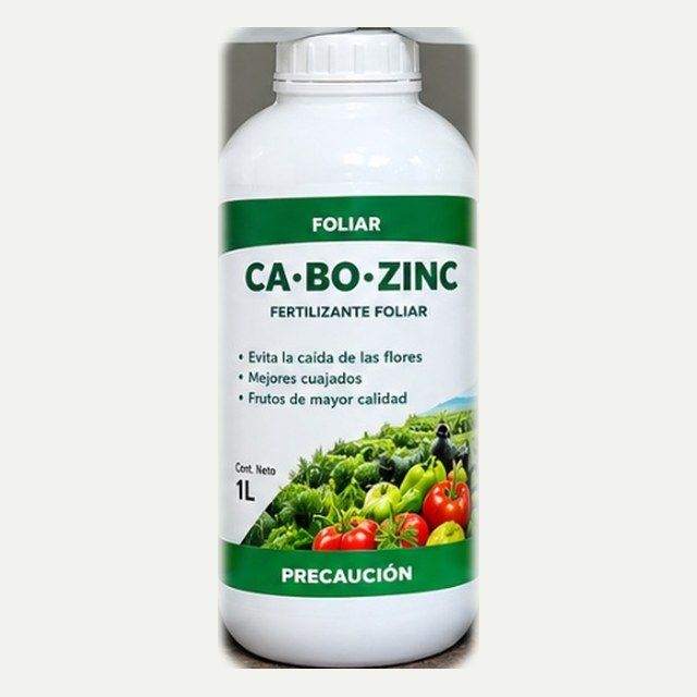Calcio, boro y zinc (Ca-Bo-Zinc)